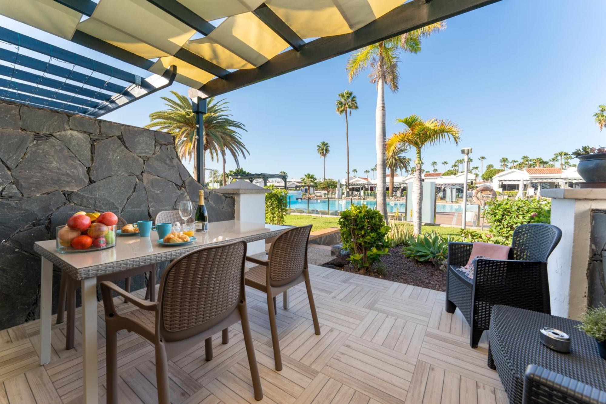 Luxury Poolside Holiday Home Maspalomas  Kültér fotó